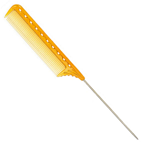 Y.S. Park 112 Fine Tooth Pin Tail Comb (Fine Tooth +Stainless Steel Tail)