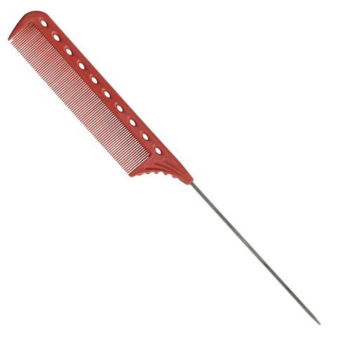 Y.S. Park 112 Fine Tooth Pin Tail Comb (Fine Tooth +Stainless Steel Tail)