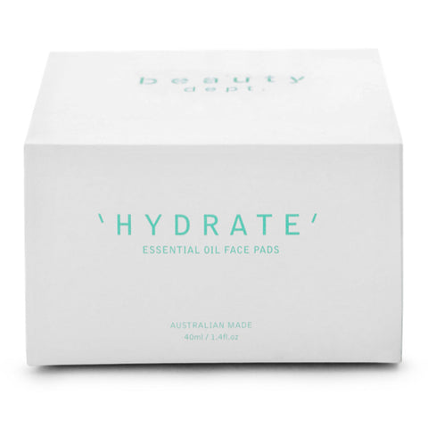 Beauty Dept. 'Hydrate' Essential Oil Face Pads